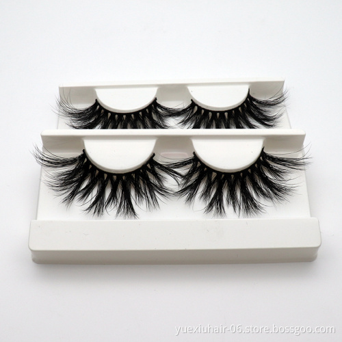 Professional New cheap wholesale High Quality Own Brand Private Label 100% Real 3D 5D 18-25mm Mink Eyelashes extension vendor